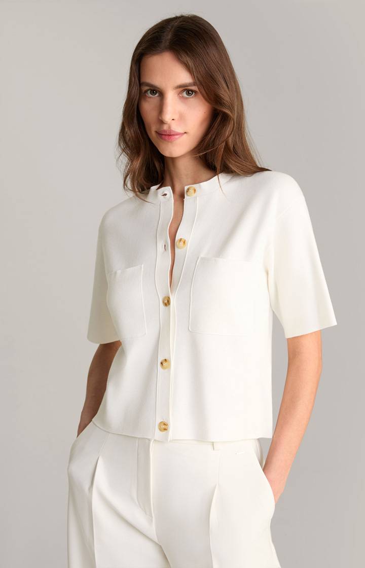 Joop Strick-Cardigan in Creme