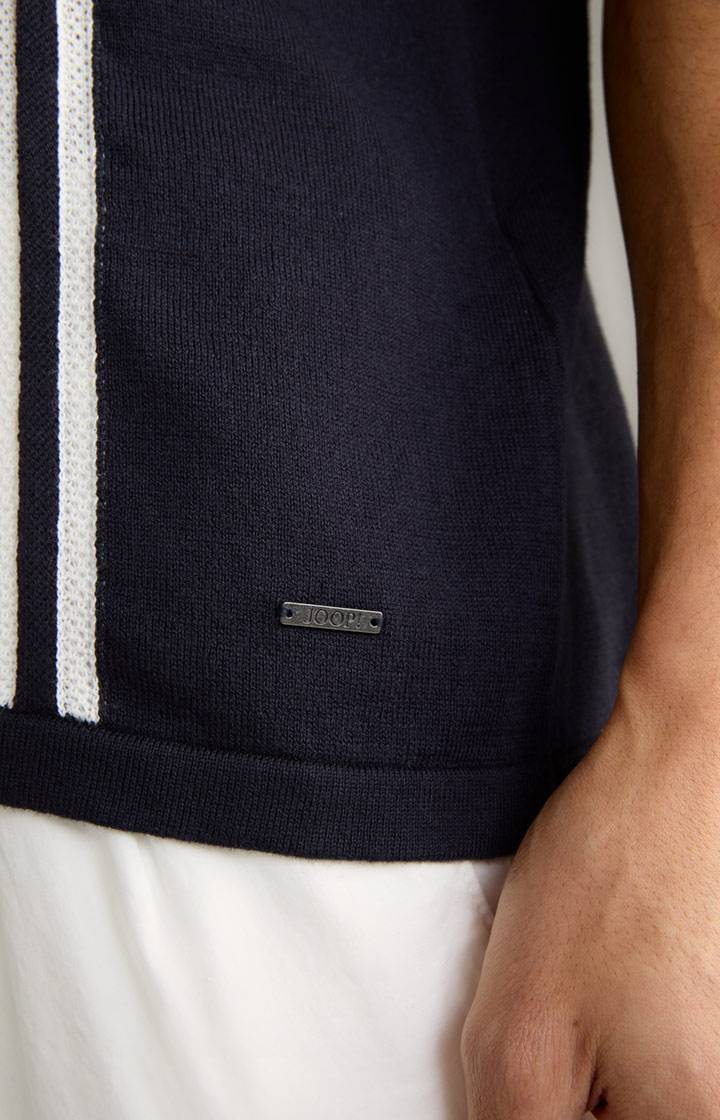 Joop Strick-Hemd Klaas In Navy