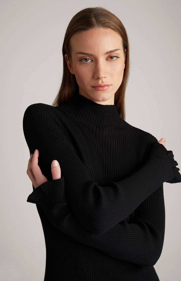 Joop Strick-Kleid In Schwarz