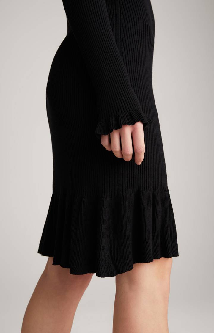 Joop Strick-Kleid In Schwarz