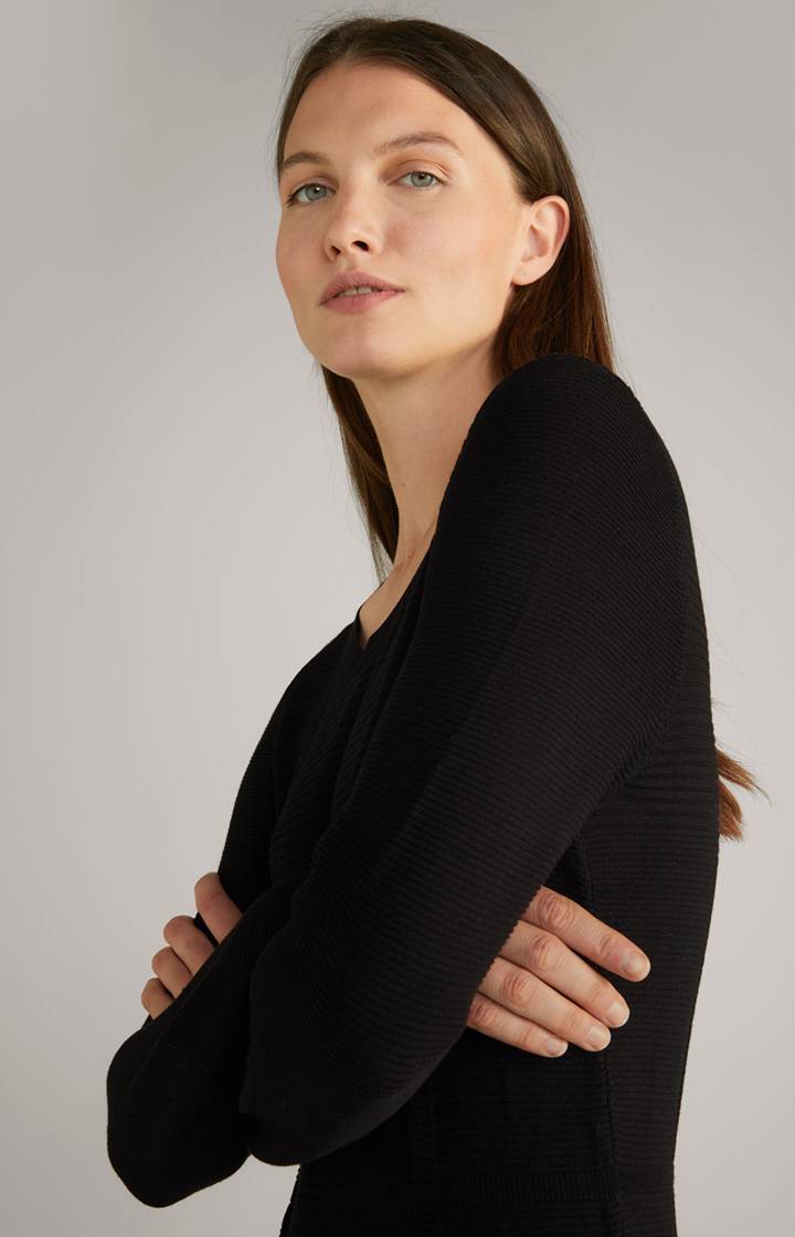 Joop Strick-Kleid In Schwarz