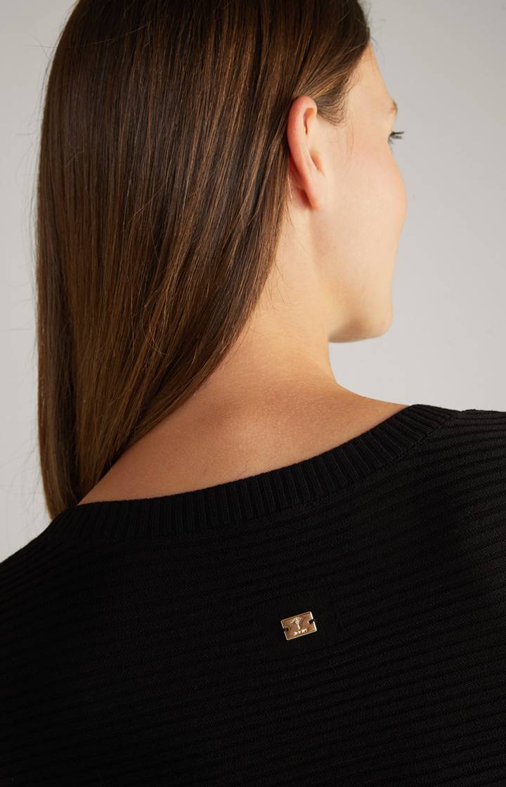 Joop Strick-Kleid In Schwarz