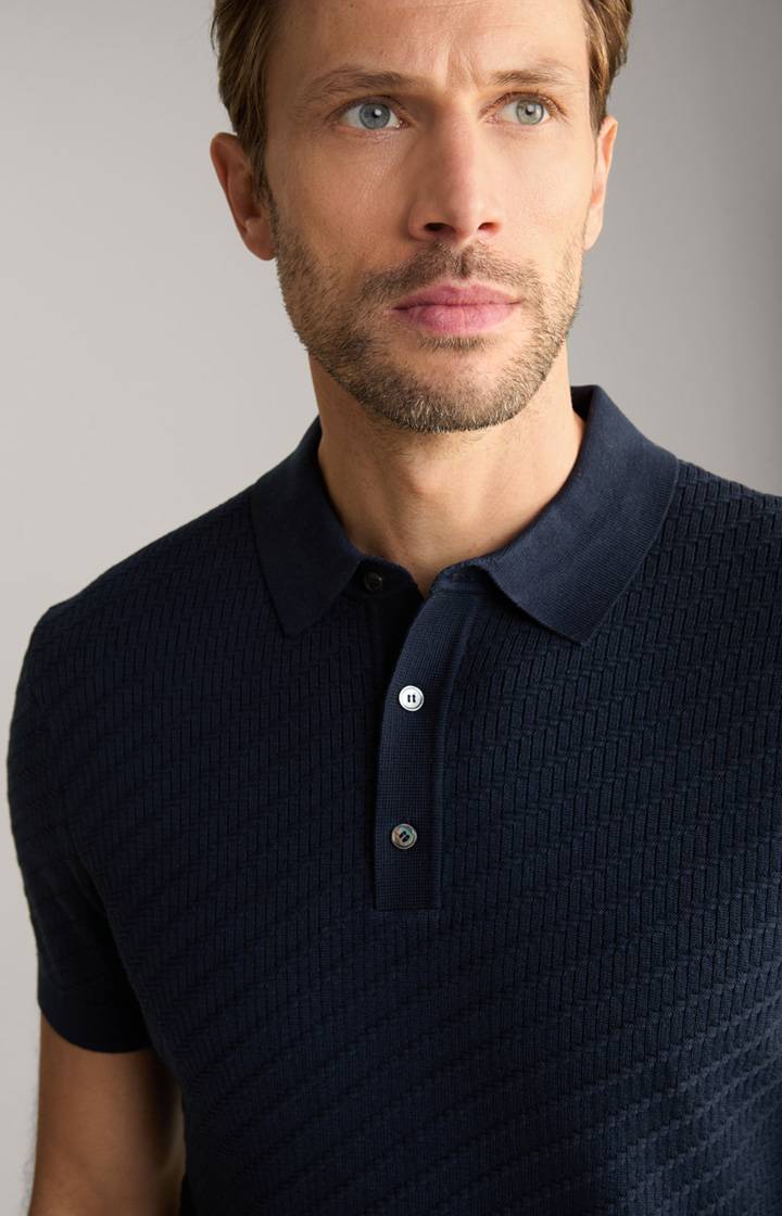 Joop Strick-Poloshirt Maurice In Navy