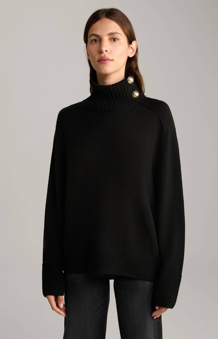 Joop Strick-Pullover in Schwarz
