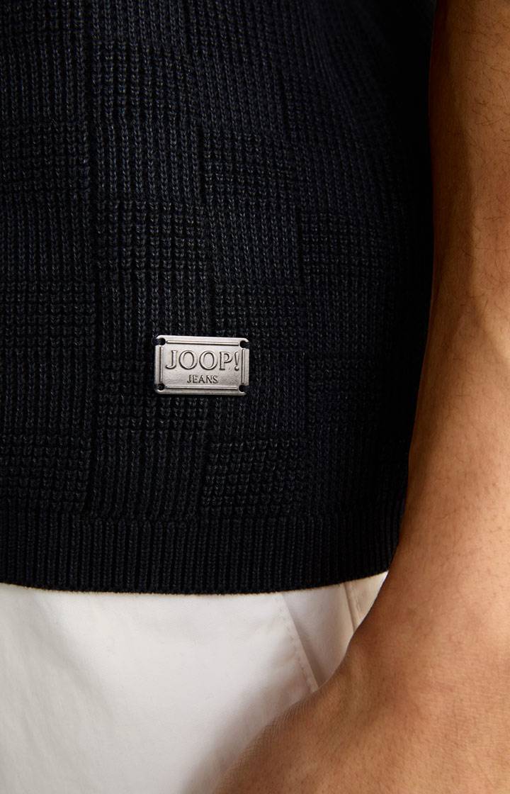 Joop Strick-Shirt Heiri In Navy