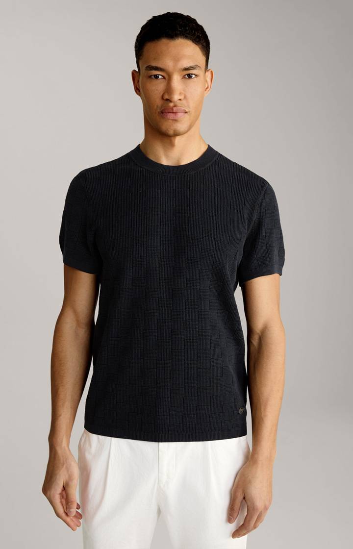 Joop Strick-Shirt Heiri in Navy