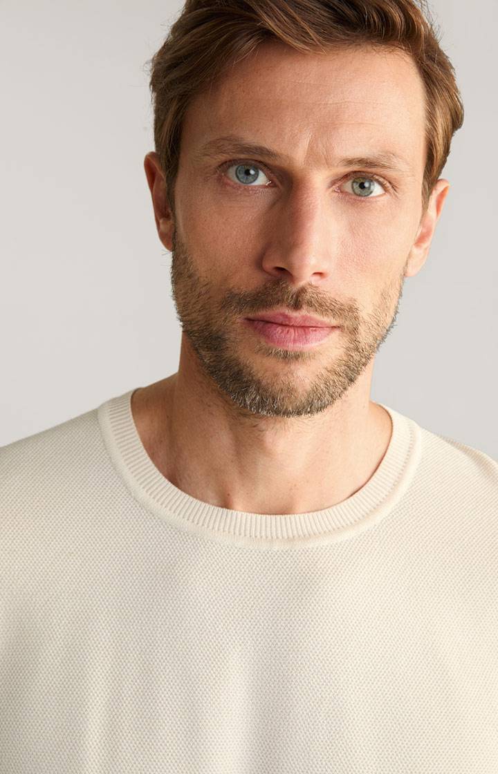 Joop Strick-Shirt Valdrio In Natural