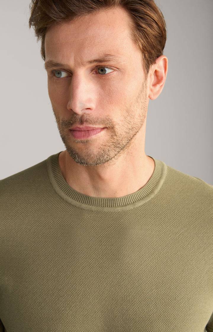 Joop Strick-Shirt Valdrio In Oliv