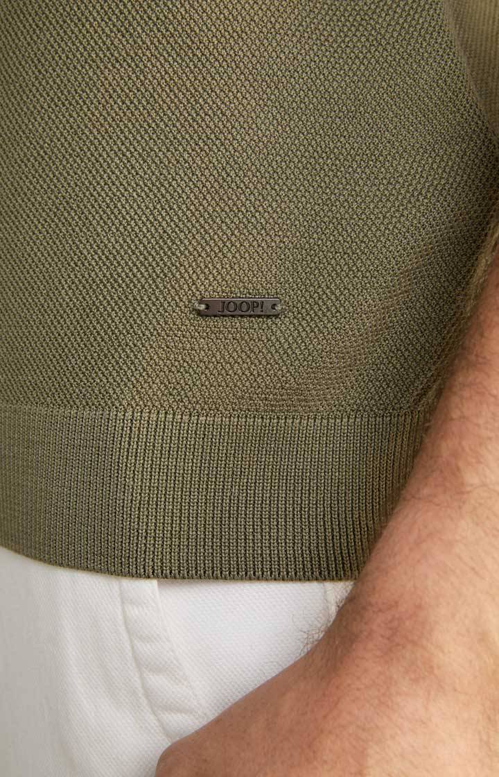 Joop Strick-Shirt Valdrio In Oliv