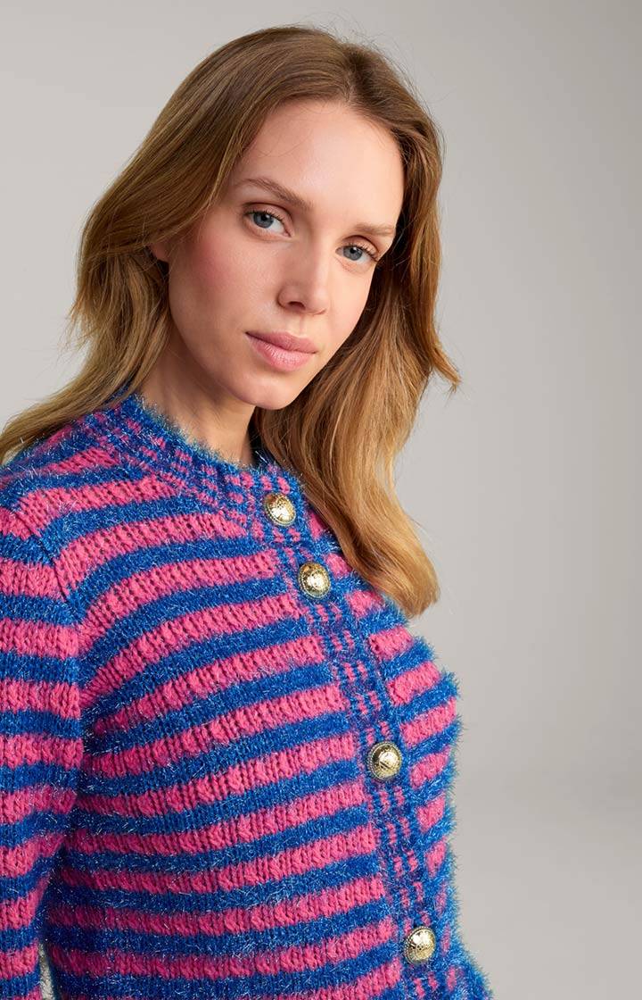 Joop Strickjacke In Pink/Blau
