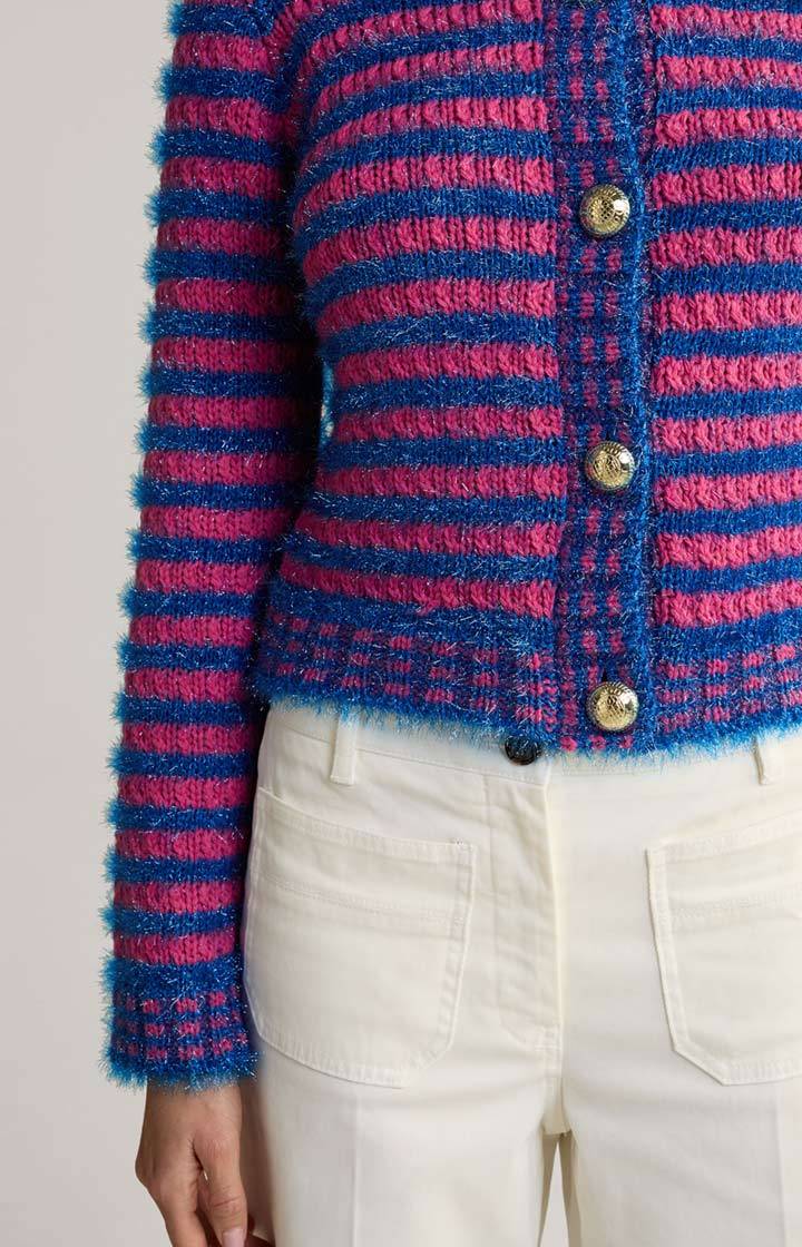 Joop Strickjacke In Pink/Blau