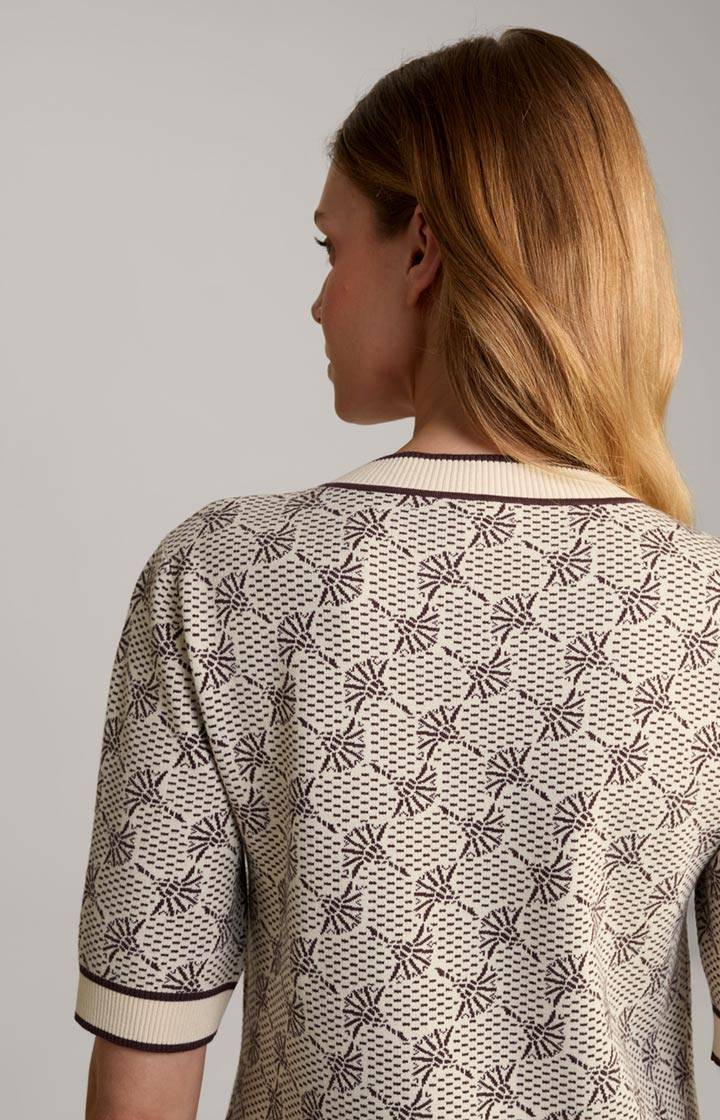 Joop Strickkleid In Beige/Braun Gemustert