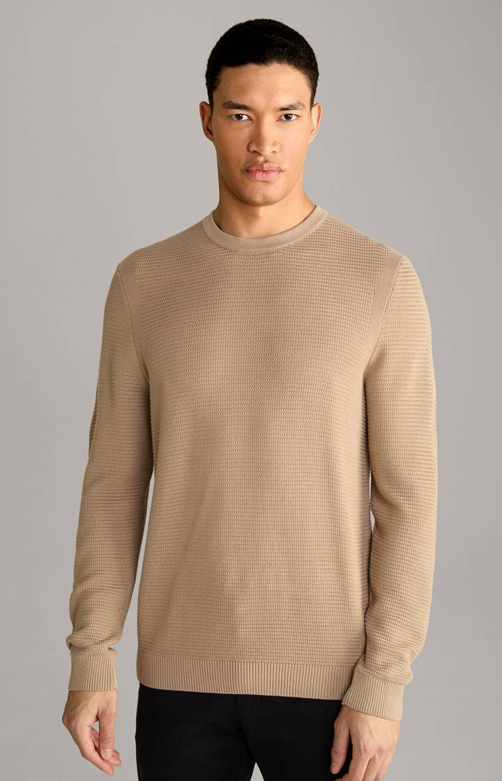 Joop Strickpullover Conrados in Hellbraun