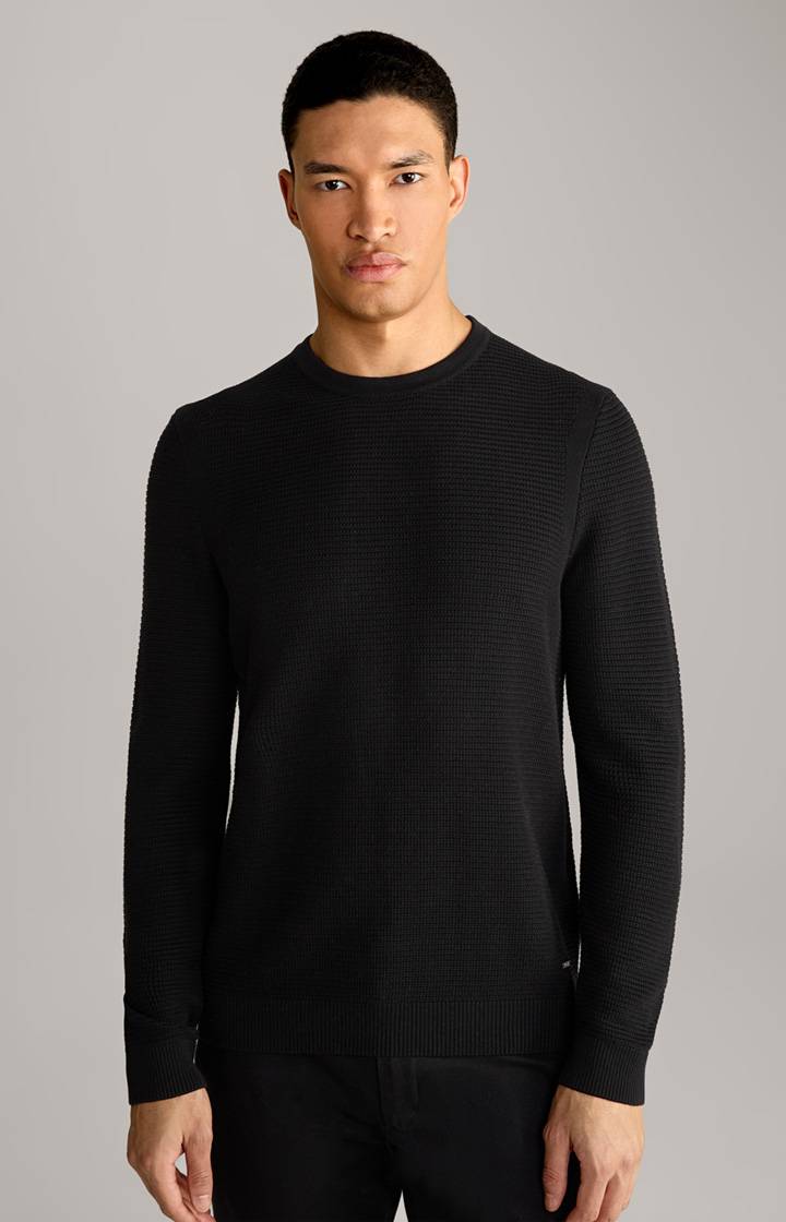 Joop Strickpullover Conrados in Schwarz