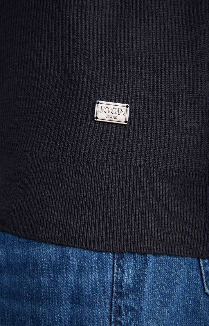 Joop Strickpullover Henley In Navy