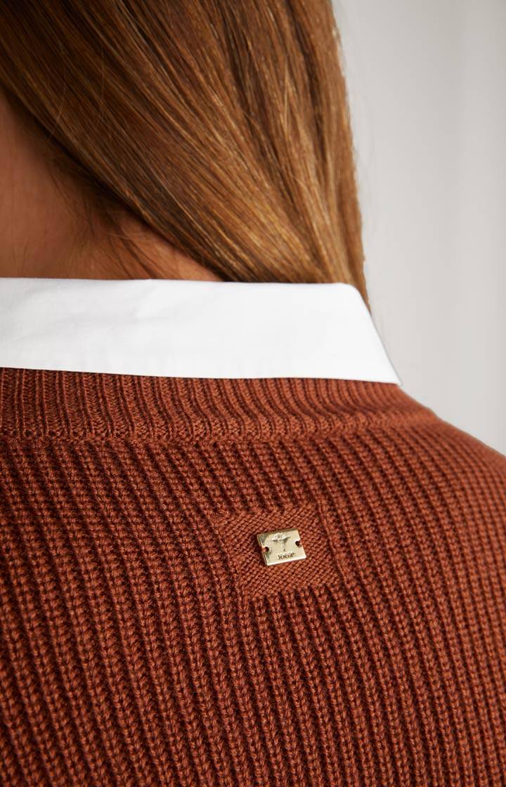 Joop Strickpullover In Kupferbraun