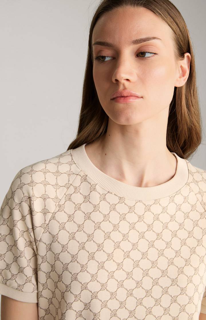 Joop Sweat-Kleid In Beige Gemustert