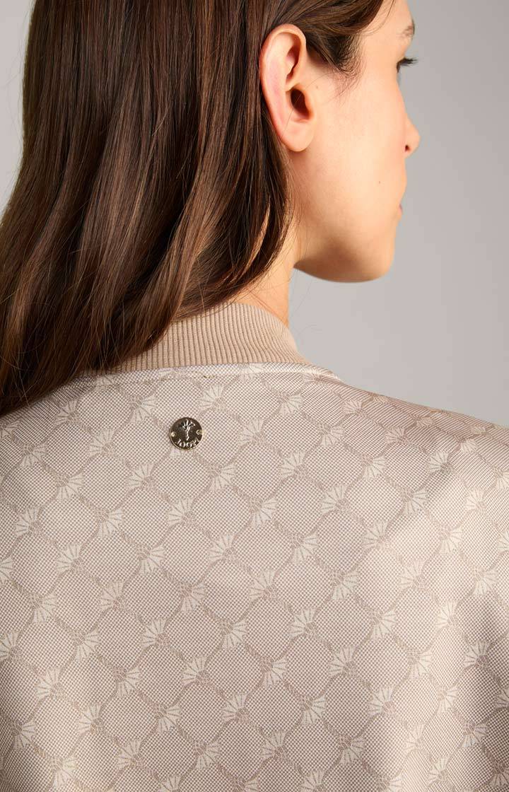 Joop Sweatjacke In Beige Gemustert