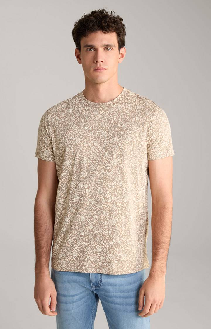 Joop T-Shirt Crispo in Braun gemustert
