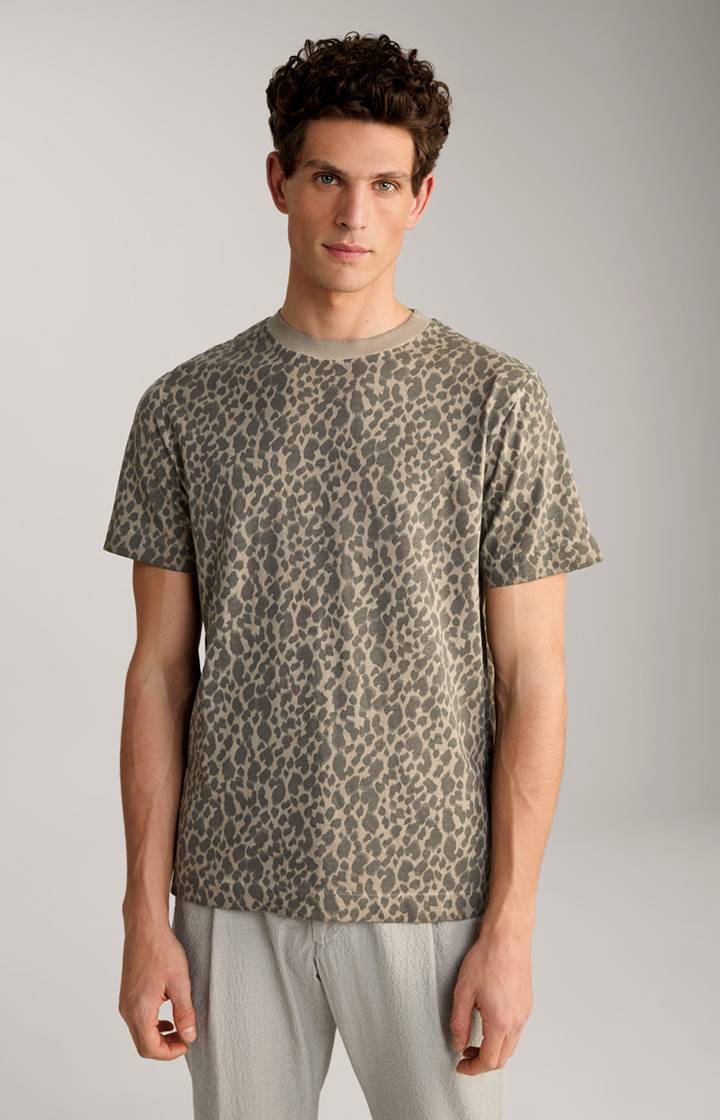 Joop T-Shirt Curtis in Braun gemustert