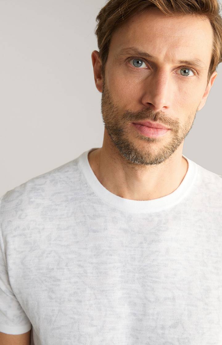 Joop T-Shirt Pieron In Weiß Gemustert