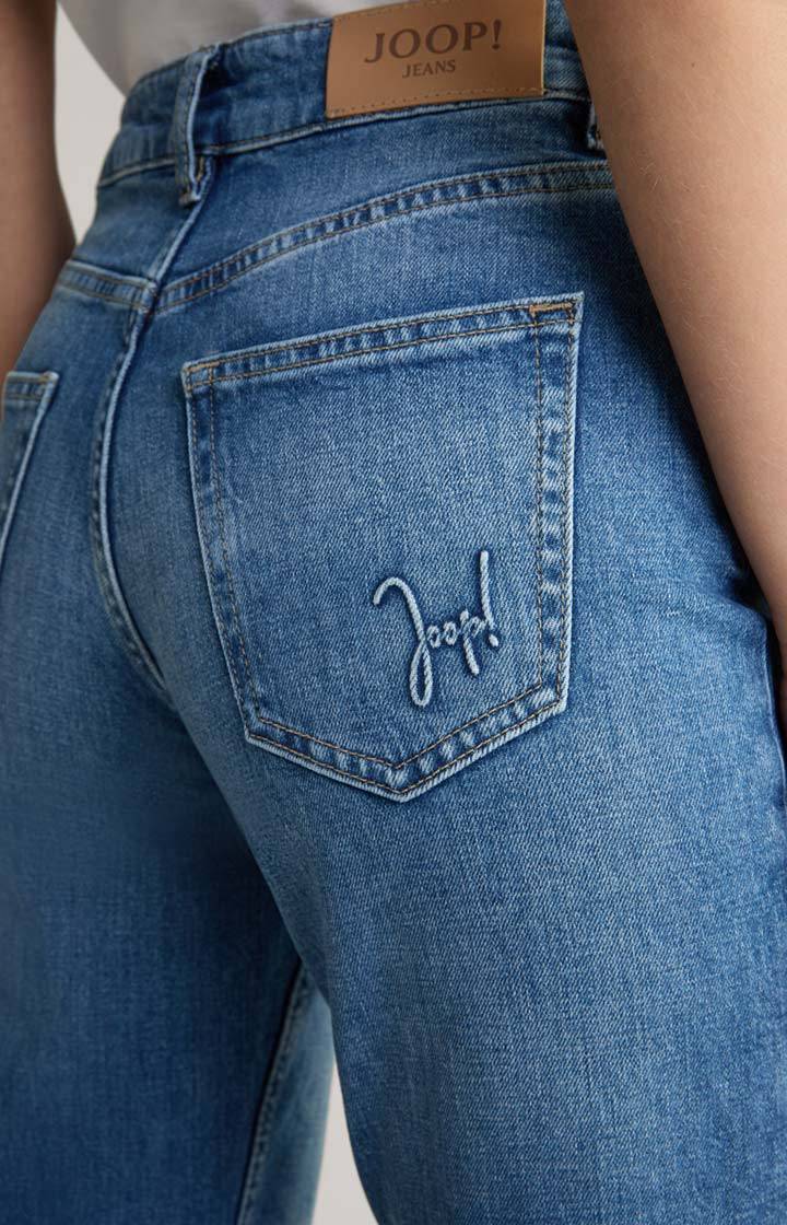 Joop Tapered Jeans In Blue Washed