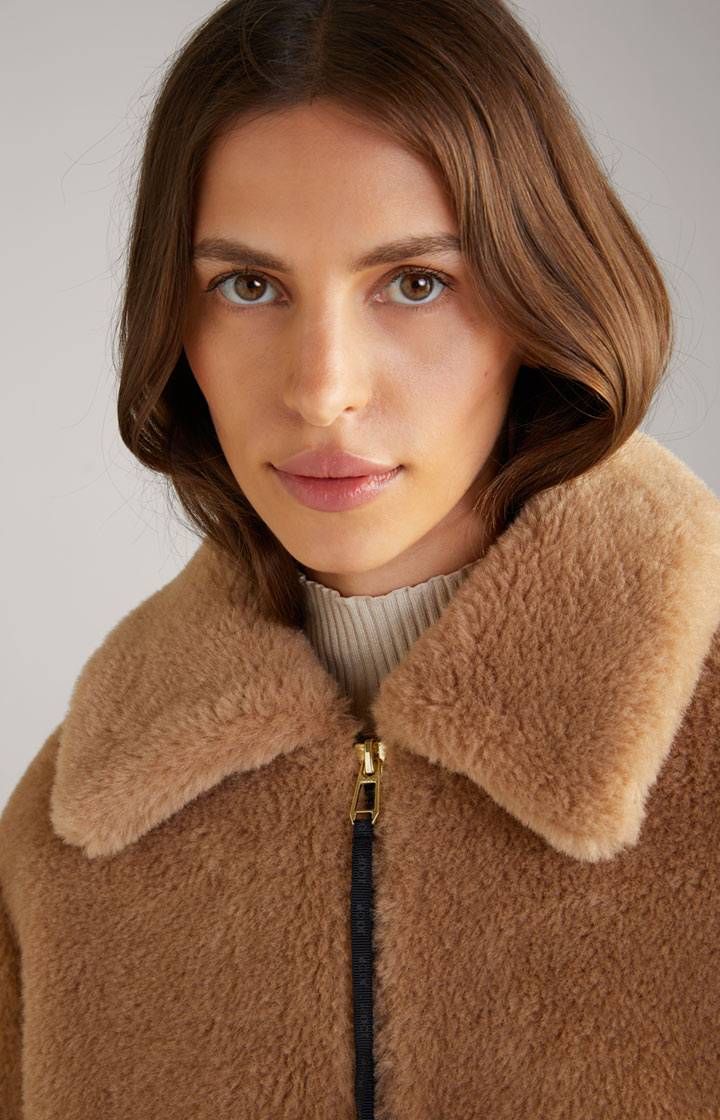 Joop Teddyfell-Jacke In Camel