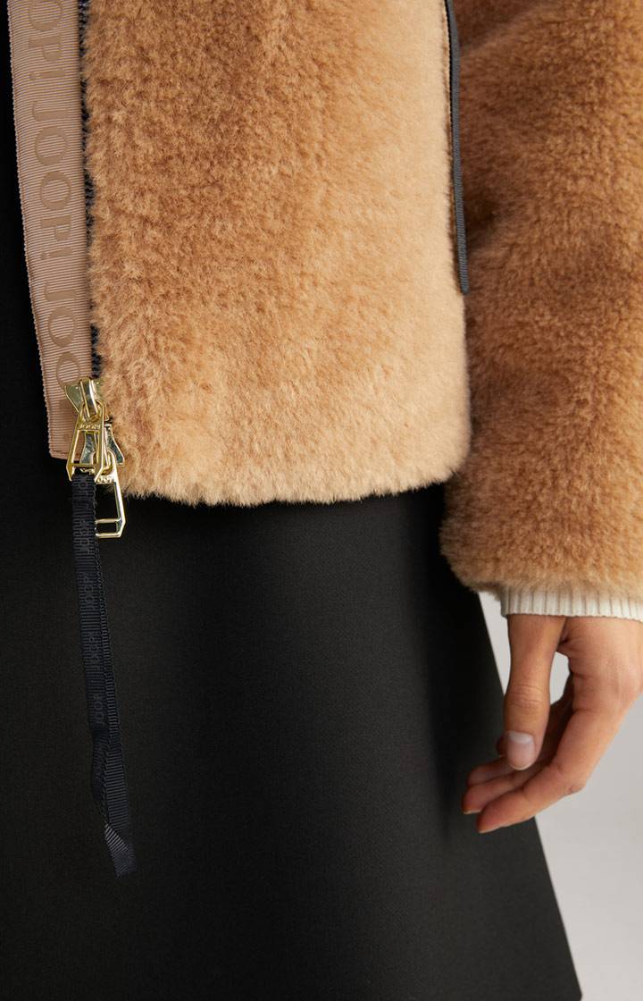 Joop Teddyfell-Jacke In Camel