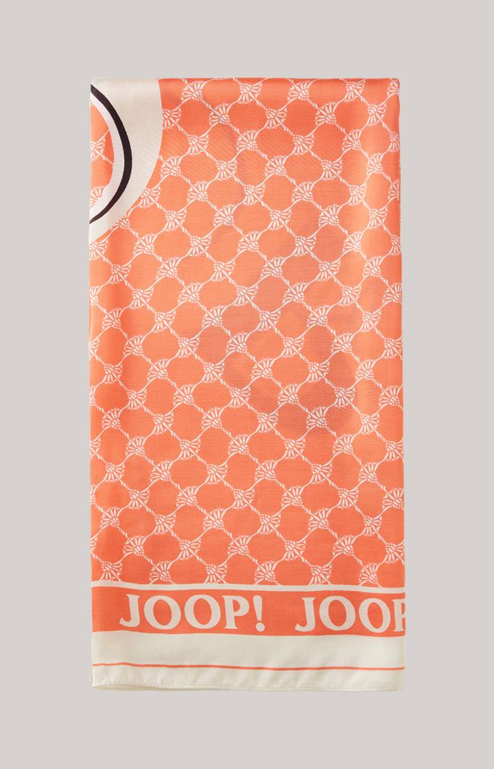 Joop Tuch In Orange Gemustert