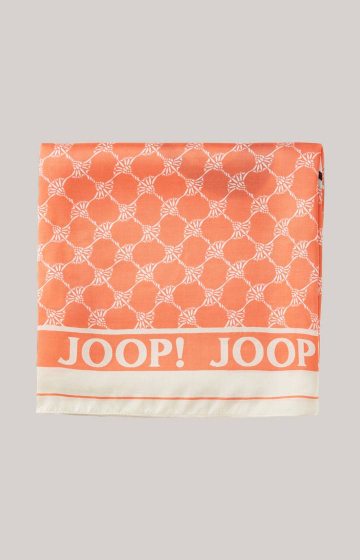 Joop Tuch in Orange gemustert