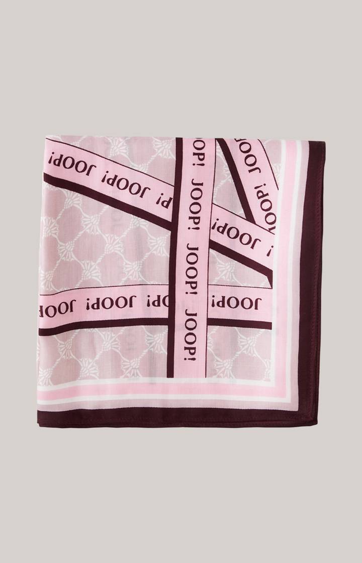 Joop Tuch in Rosa gemustert