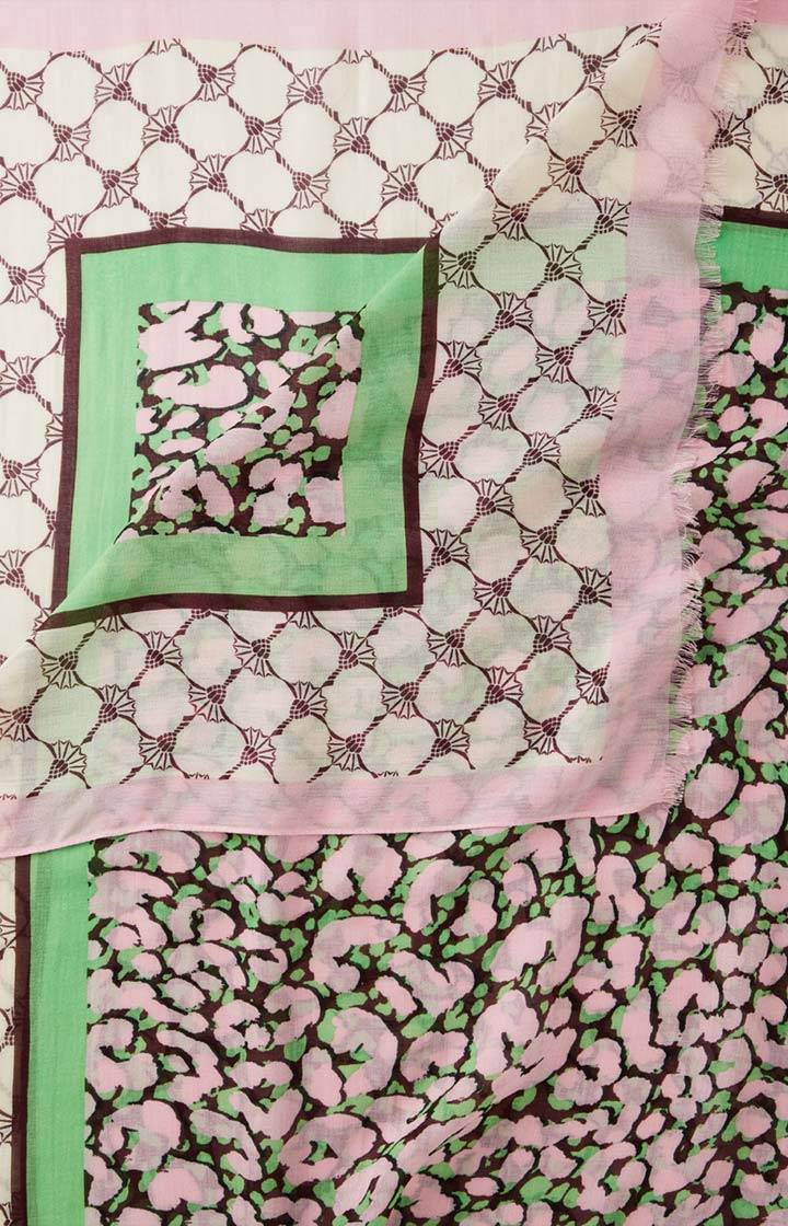 Joop Tuch In Rosa-Grün Gemustert