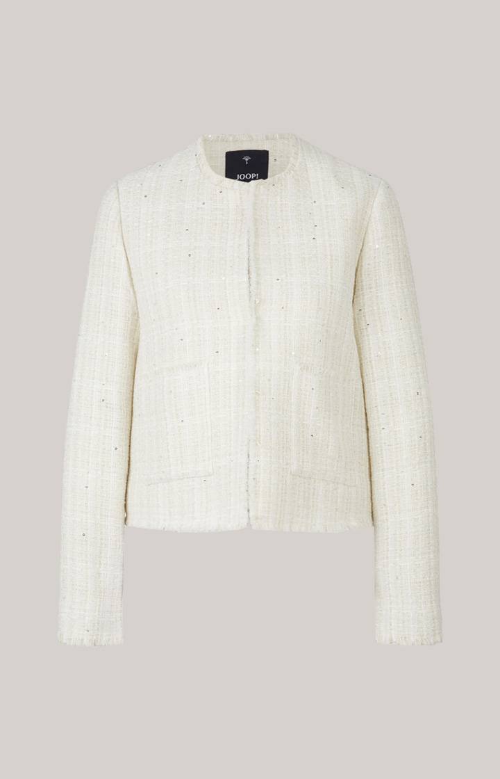 Joop Tweed-Blazer In Offwhite/Gold