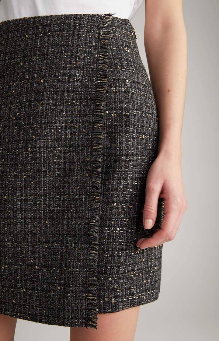 Joop Tweed-Rock In Schwarz/Grau/Gold