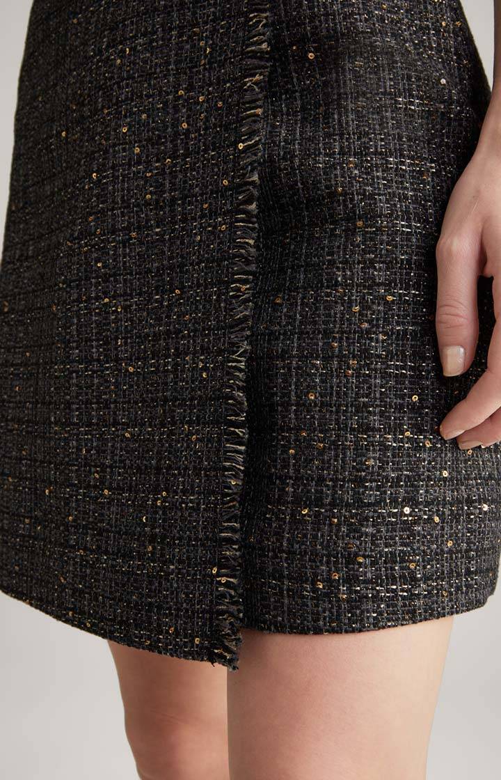 Joop Tweed-Rock In Schwarz/Grau/Gold