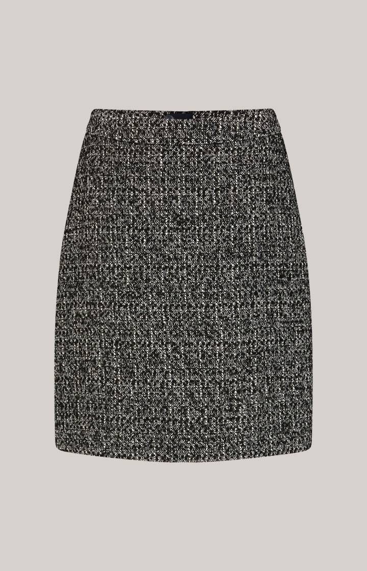 Joop Tweed-Rock In Schwarz/Weiß Gemustert