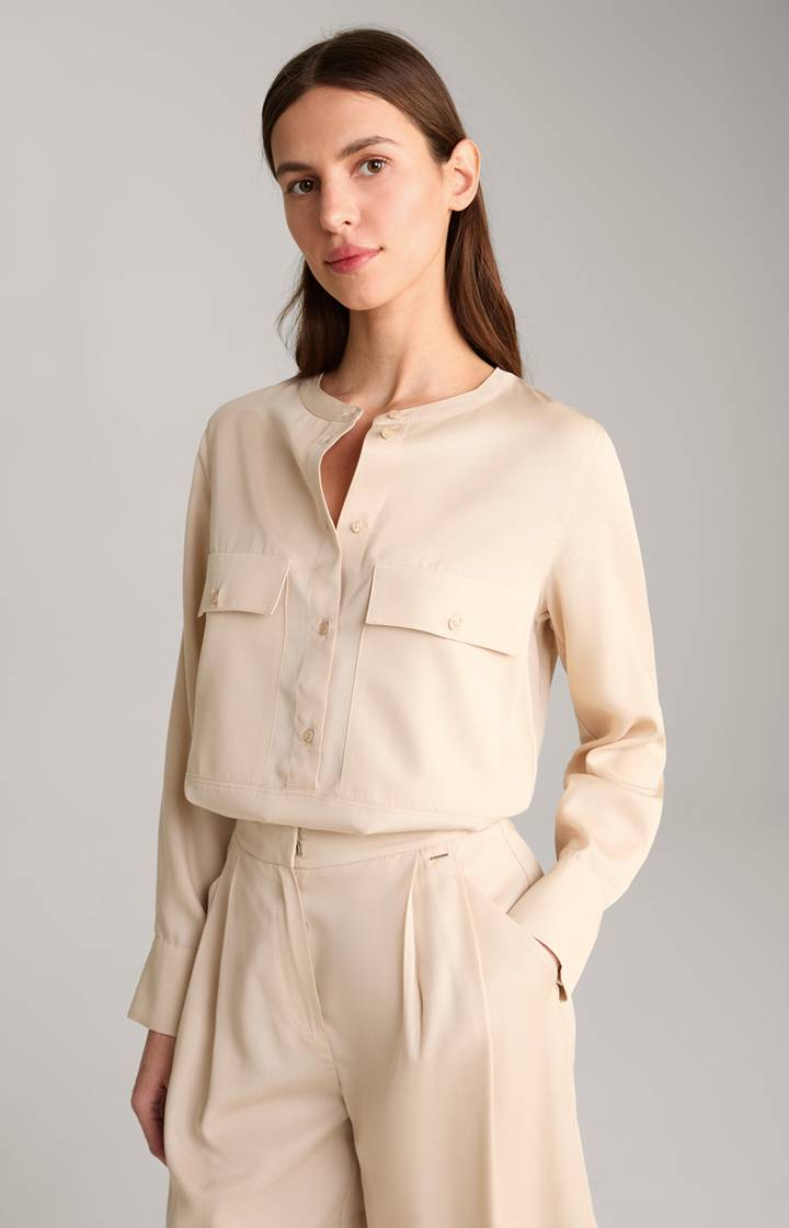 Joop Twill-Bluse in Beige
