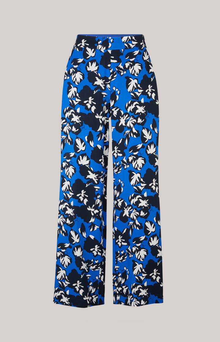 Joop Twill-Hose In Blau/Schwarz/Weiß Gemustert