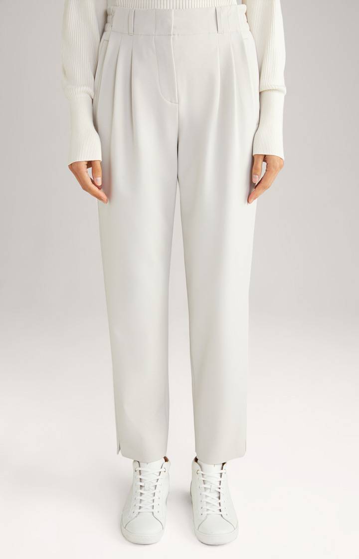 Joop Twill-Hose in Grau/Beige