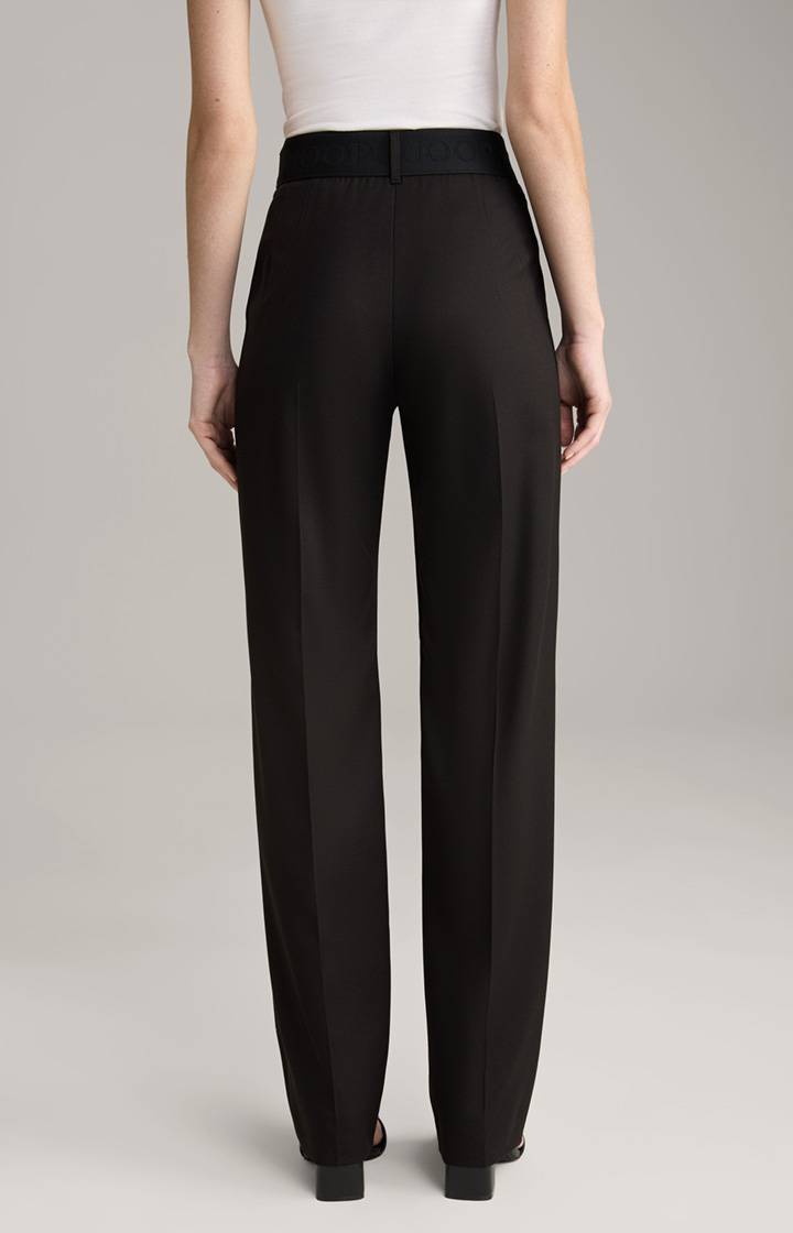 Joop Twill-Marlenehose In Schwarz