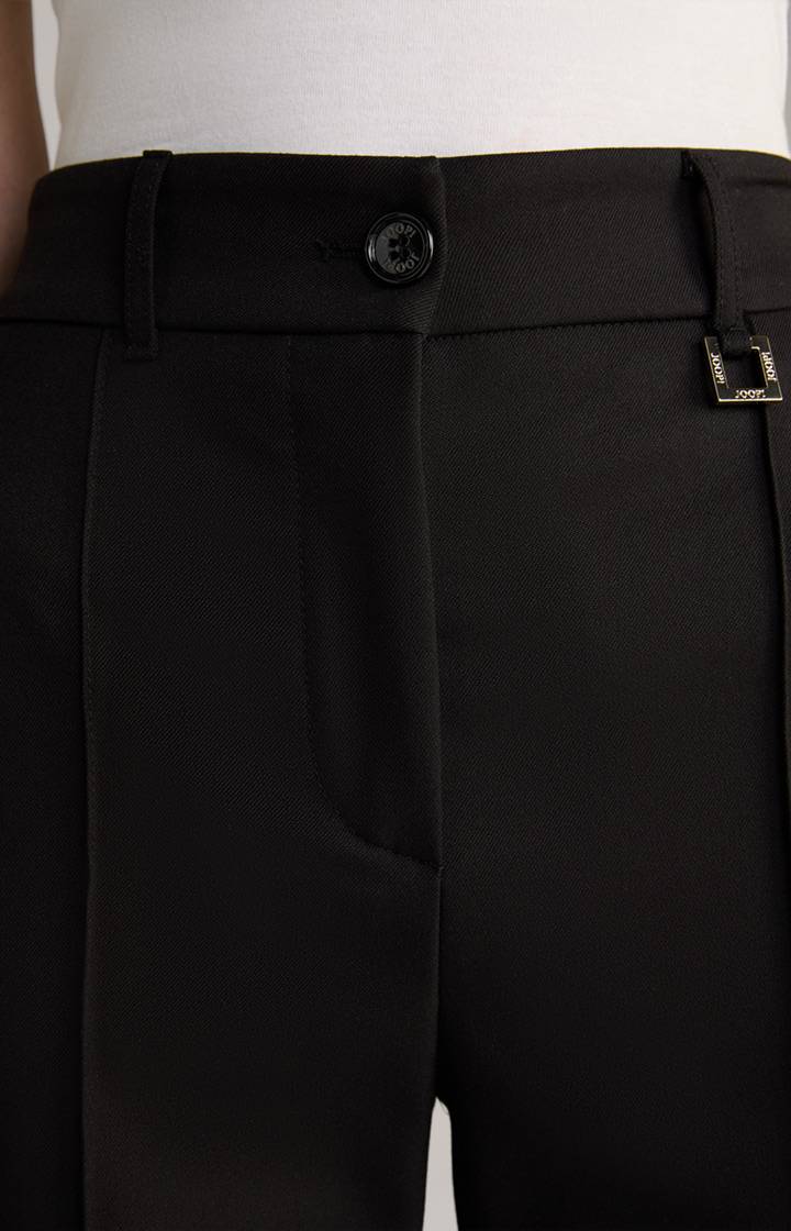 Joop Twill-Marlenehose In Schwarz
