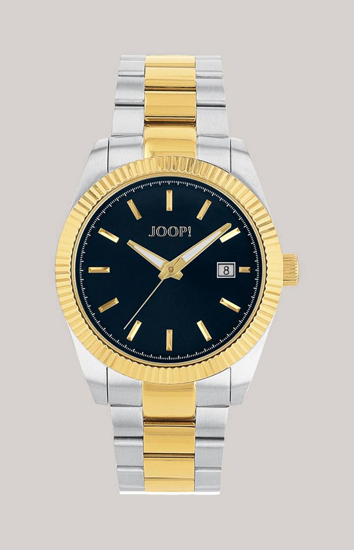 Joop Unisex-Armbanduhr in Silber/Gold