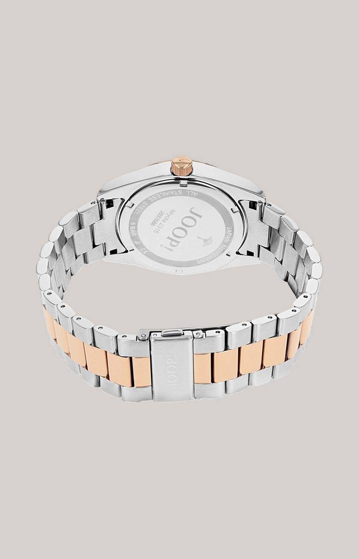 Joop Unisex-Armbanduhr In Silber/Roségold