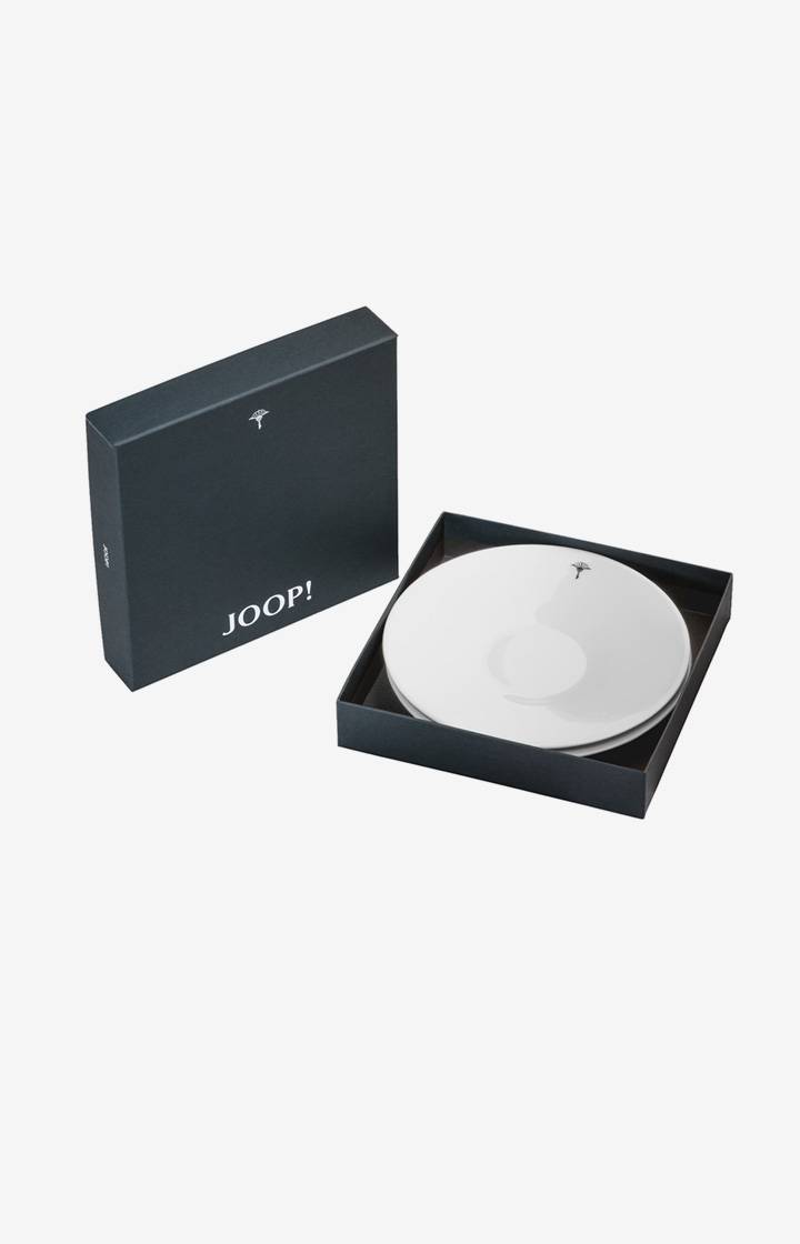 Joop Untertasse Single Cornflower - 2er Set In Weiß