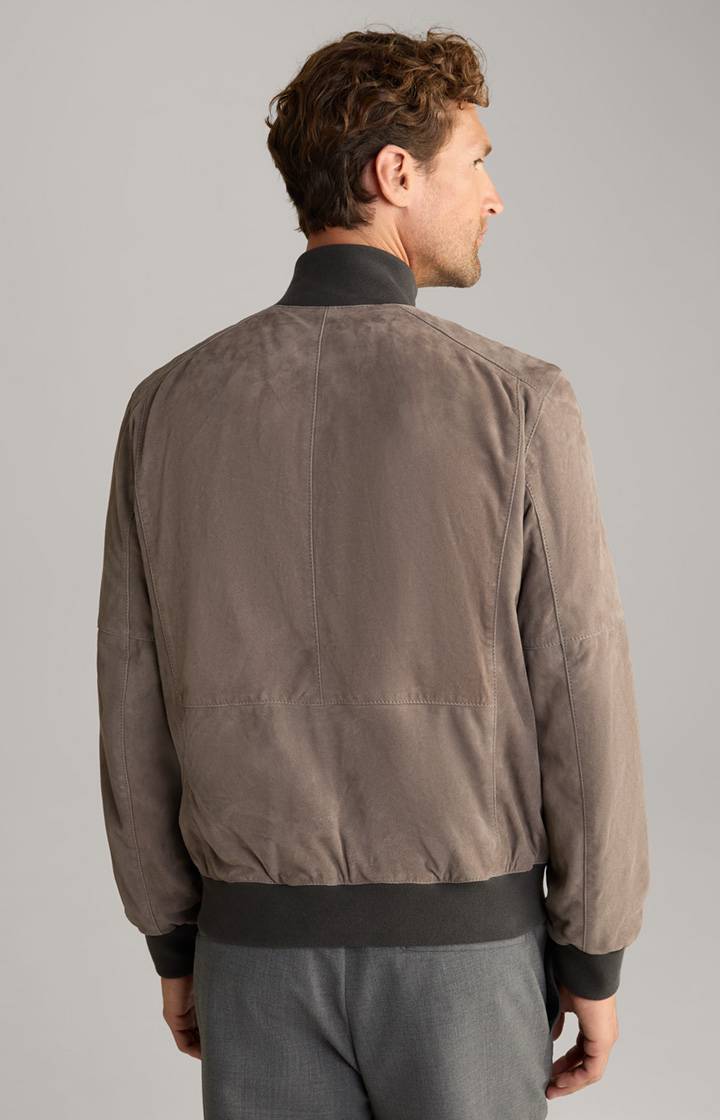 Joop Veloursleder-Blouson Toros In Grau