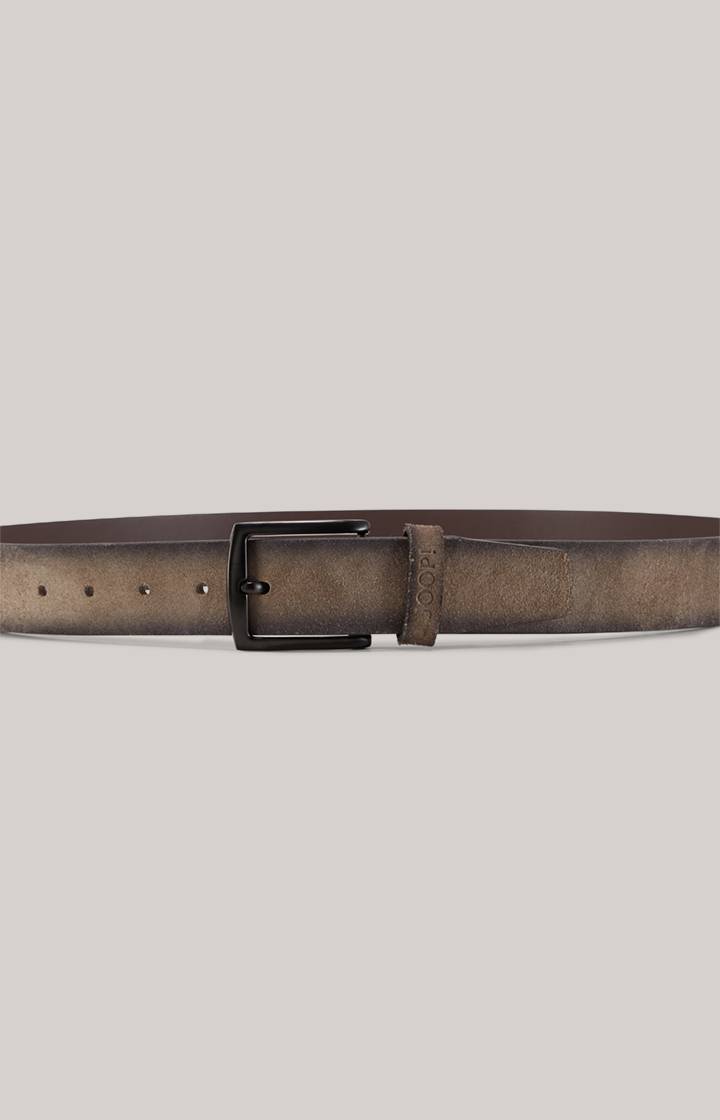 Joop Veloursledergürtel In Grau
