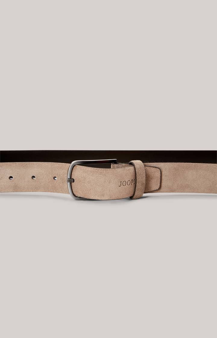 Joop Veloursledergürtel In Greige
