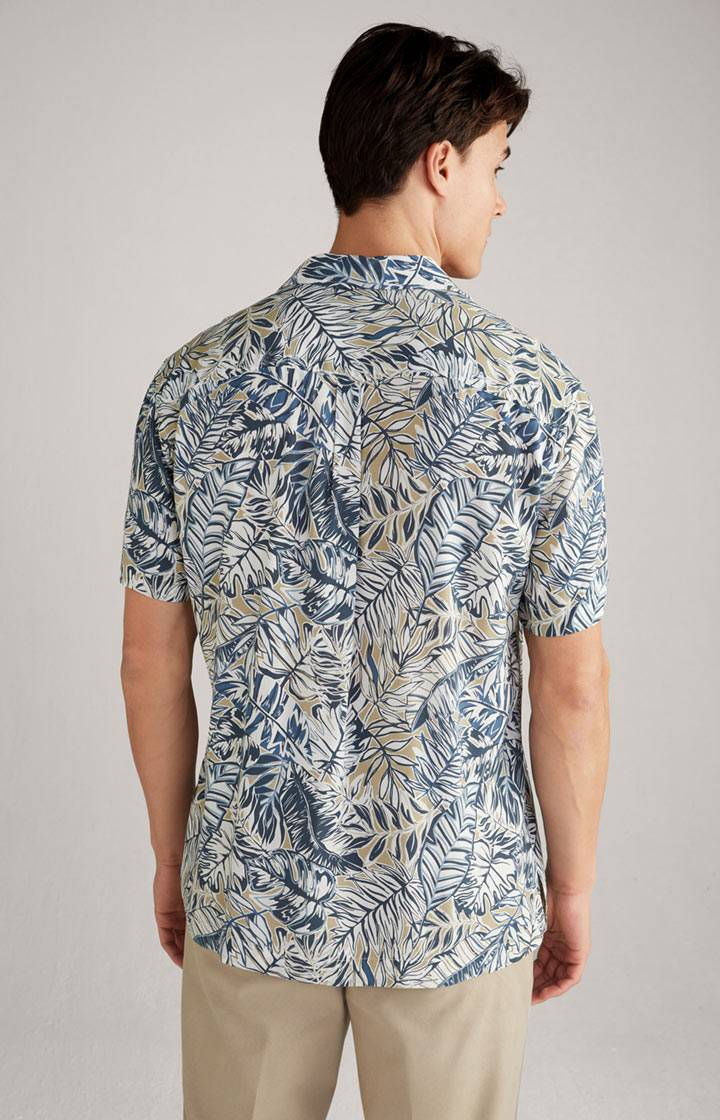 Joop Viskose-Hemd Hanes In Weiß/Blau/Beige