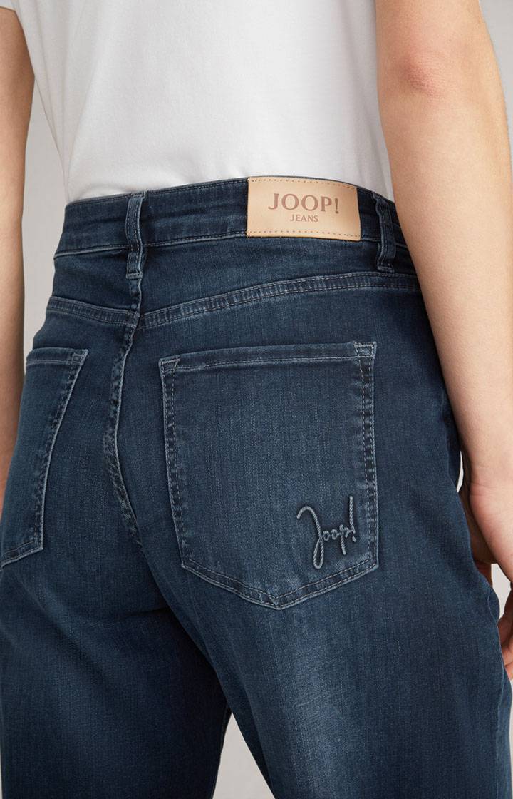 Joop Wide Leg Jeans In Dark Denim Blue