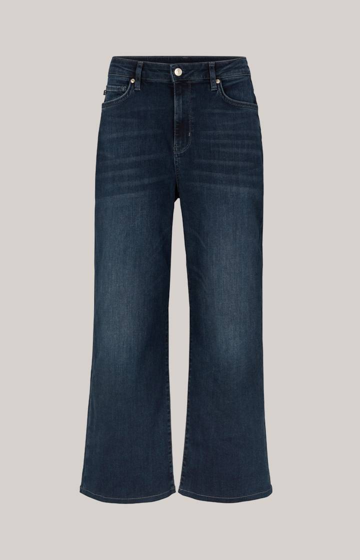 Joop Wide Leg Jeans In Dark Denim Blue